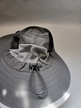 Coolibar Gray Packable Sun Hat with Breathable Mesh